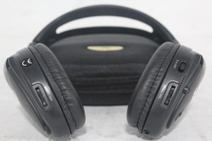 (2) Williams Sound WIR RX15-2 Dual-Channel Infrared Wireless Headphones (2.3 or 2.8 MHz) w/ (2) Vinyl Zipper Cases