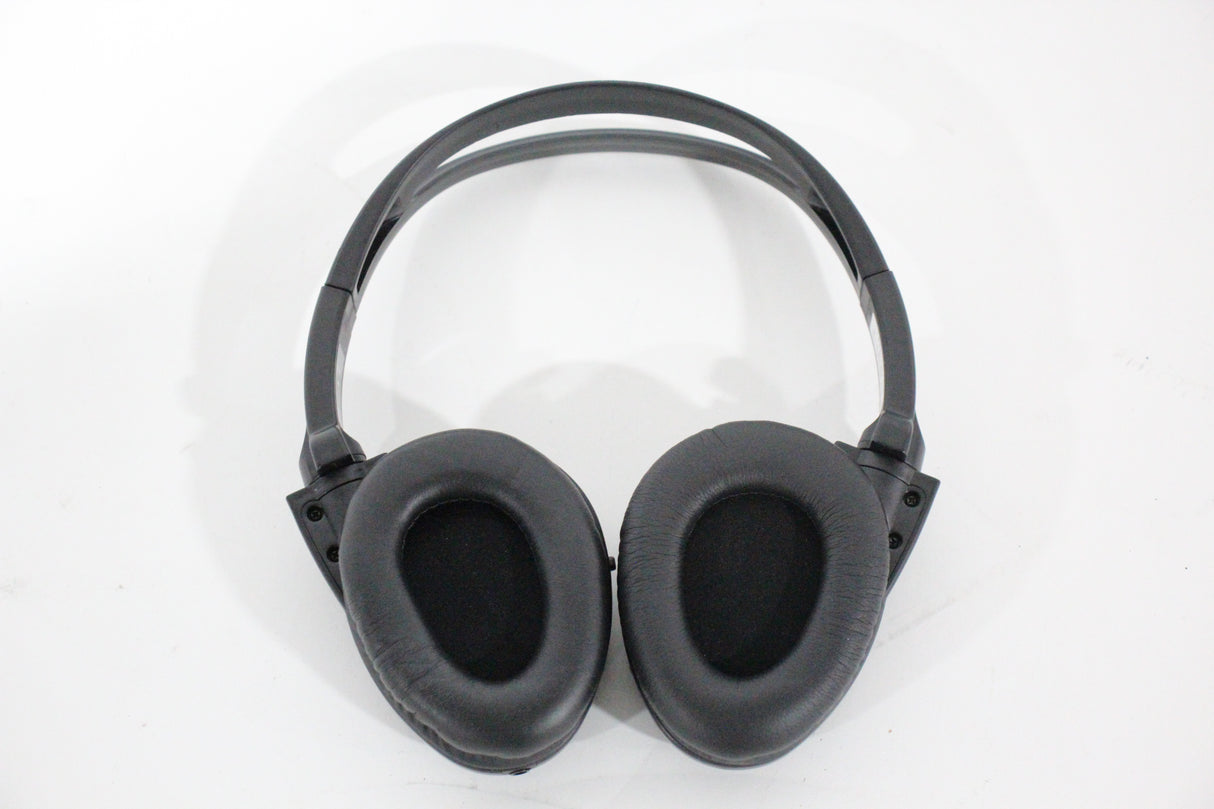(2) Williams Sound WIR RX15-2 Dual-Channel Infrared Wireless Headphones (2.3 or 2.8 MHz) w/ (2) Vinyl Zipper Cases