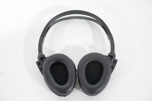 (2) Williams Sound WIR RX15-2 Dual-Channel Infrared Wireless Headphones (2.3 or 2.8 MHz) w/ (2) Vinyl Zipper Cases