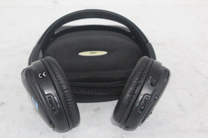 (2) Williams Sound WIR RX15-2 Dual-Channel Infrared Wireless Headphones (2.3 or 2.8 MHz) w/ (2) Vinyl Zipper Cases