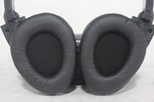 (2) Williams Sound WIR RX15-2 Dual-Channel Infrared Wireless Headphones (2.3 or 2.8 MHz) w/ (2) Vinyl Zipper Cases