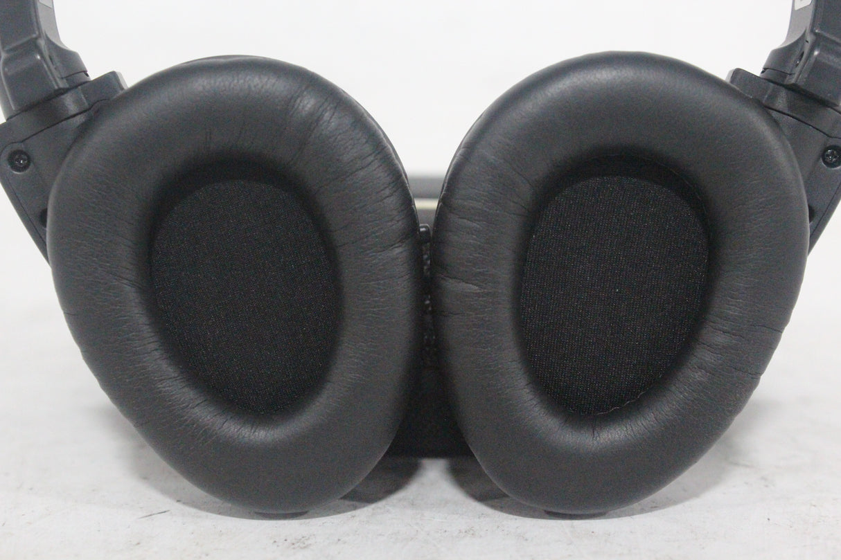 (2) Williams Sound WIR RX15-2 Dual-Channel Infrared Wireless Headphones (2.3 or 2.8 MHz) w/ (2) Vinyl Zipper Cases