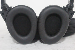 (2) Williams Sound WIR RX15-2 Dual-Channel Infrared Wireless Headphones (2.3 or 2.8 MHz) w/ (2) Vinyl Zipper Cases