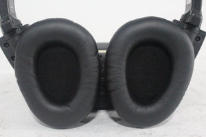 (2) Williams Sound WIR RX15-2 Dual-Channel Infrared Wireless Headphones (2.3 or 2.8 MHz) w/ (2) Vinyl Zipper Cases