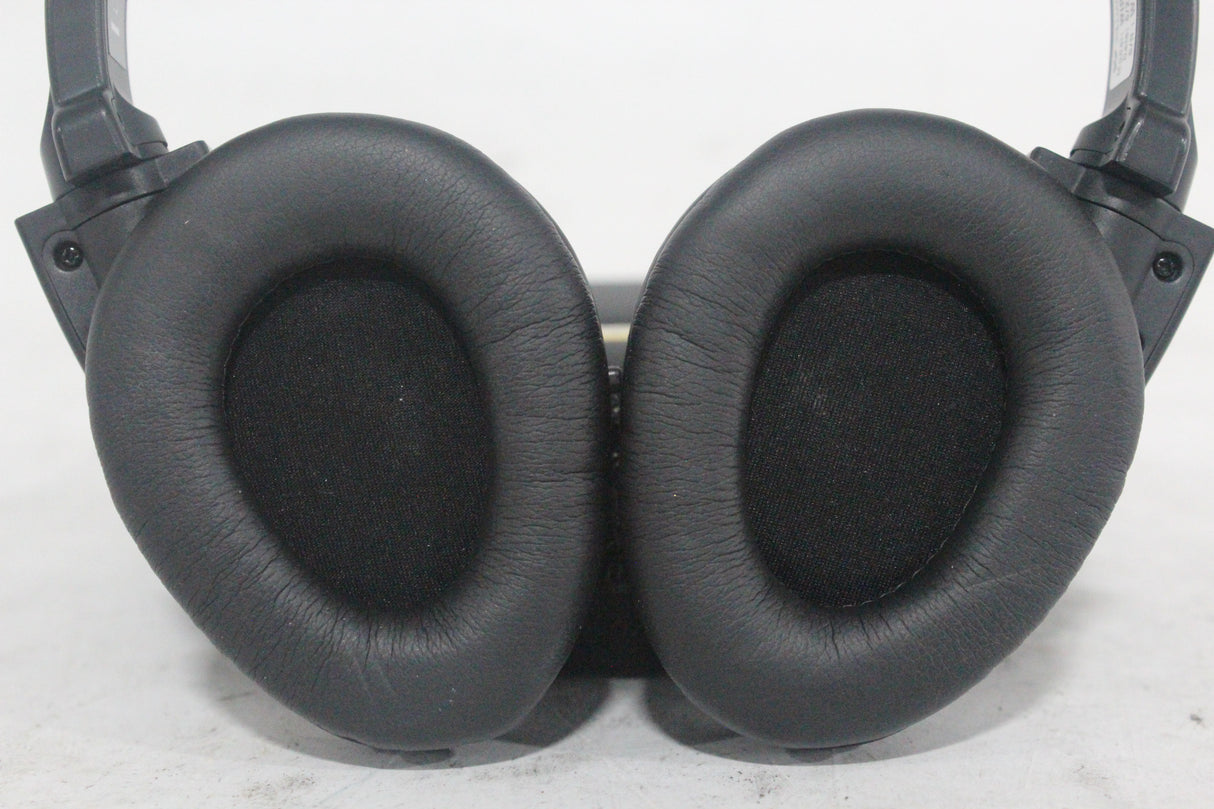 (2) Williams Sound WIR RX15-2 Dual-Channel Infrared Wireless Headphones (2.3 or 2.8 MHz) w/ (2) Vinyl Zipper Cases