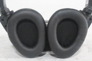(2) Williams Sound WIR RX15-2 Dual-Channel Infrared Wireless Headphones (2.3 or 2.8 MHz) w/ (2) Vinyl Zipper Cases