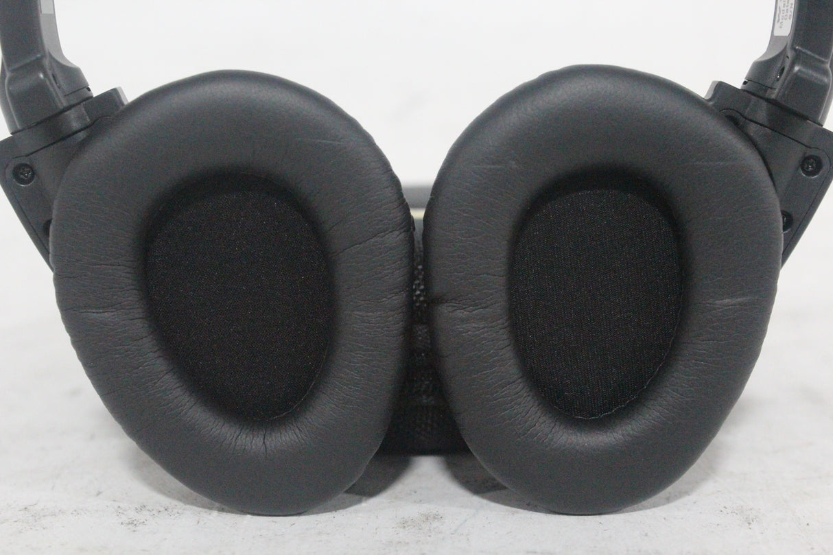 (2) Williams Sound WIR RX15-2 Dual-Channel Infrared Wireless Headphones (2.3 or 2.8 MHz) w/ (2) Vinyl Zipper Cases