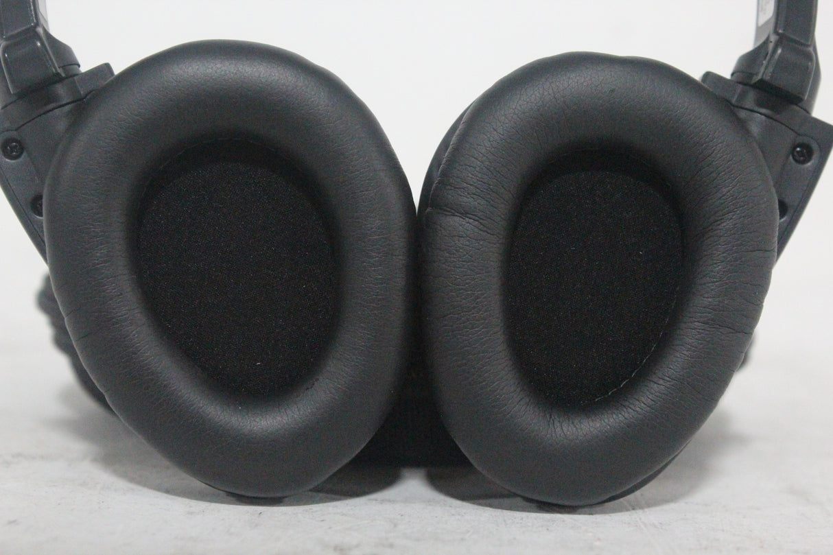 (2) Williams Sound WIR RX15-2 Dual-Channel Infrared Wireless Headphones (2.3 or 2.8 MHz) w/ (2) Vinyl Zipper Cases
