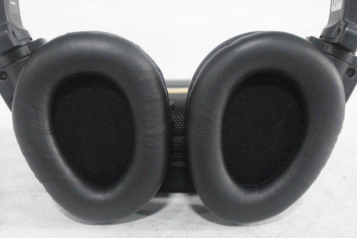 (2) Williams Sound WIR RX15-2 Dual-Channel Infrared Wireless Headphones (2.3 or 2.8 MHz) w/ (2) Vinyl Zipper Cases