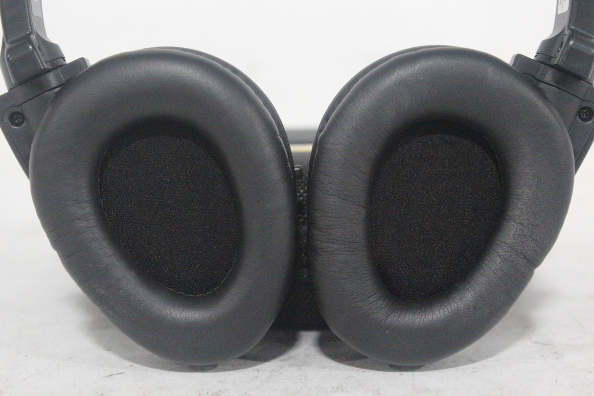(2) Williams Sound WIR RX15-2 Dual-Channel Infrared Wireless Headphones (2.3 or 2.8 MHz) w/ (2) Vinyl Zipper Cases