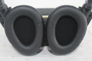 (2) Williams Sound WIR RX15-2 Dual-Channel Infrared Wireless Headphones (2.3 or 2.8 MHz) w/ (2) Vinyl Zipper Cases