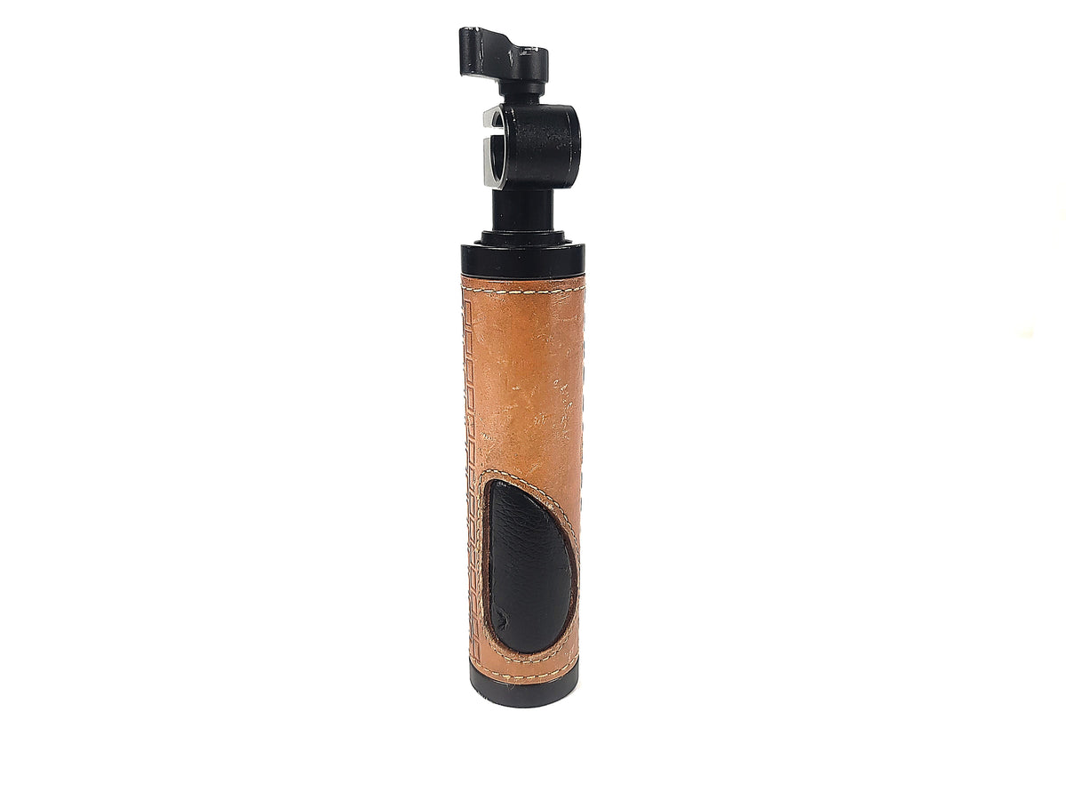 (2) Camvate Rod Clamp Handle Grip Leather for DSLR Camera Rod System