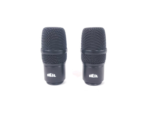 (2) Heil RC 22 Mic Capsules (Black Replacement Grill)