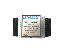 (2) Jensen Iso-Max DIN-LI Single Channel DIN Rail Line Input Isolators