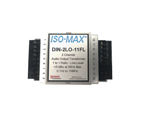 (2) Jensen Iso-Max DIN-LI Single Channel DIN Rail Line Input Isolators