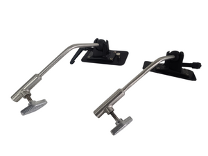 (2) Kino Flo 4-Bank Fixture & Ballast Kit w/ (18)  Spare Bulbs, ( 2) Mounting Arms, (2) PSU Banks ad Cables in Wheeled Pull Behind Case