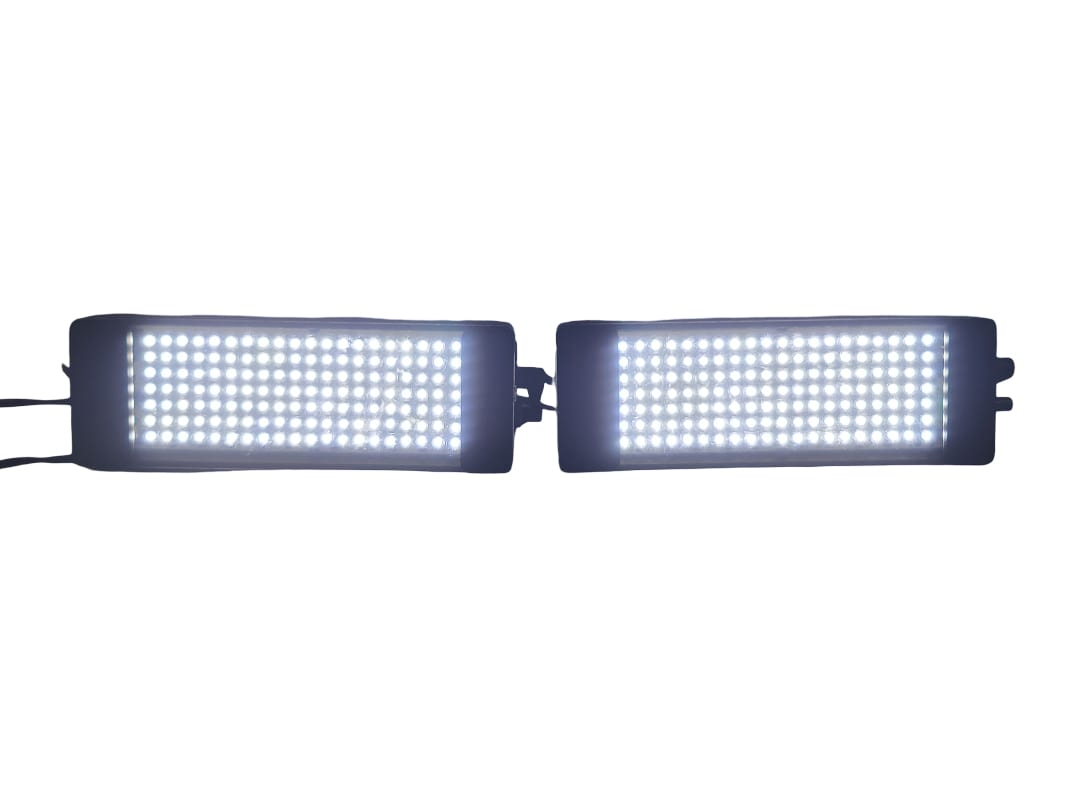 (2) Litepanels LP50 On Camera Mini Flood Light w/ Accessories in Hard Travel Case