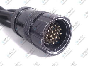 (2) Male 19-Pin Socapex to (6) Female Stage Pin 1' Fan Out Cables