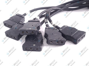 (2) Male 19-Pin Socapex to (6) Female Stage Pin 1' Fan Out Cables