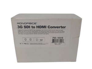 (2) Monoprice 10318 3G-SDI to HDMI Converters