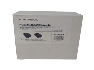 (2) Monoprice 11749 HDMI to 3G SDI Converters