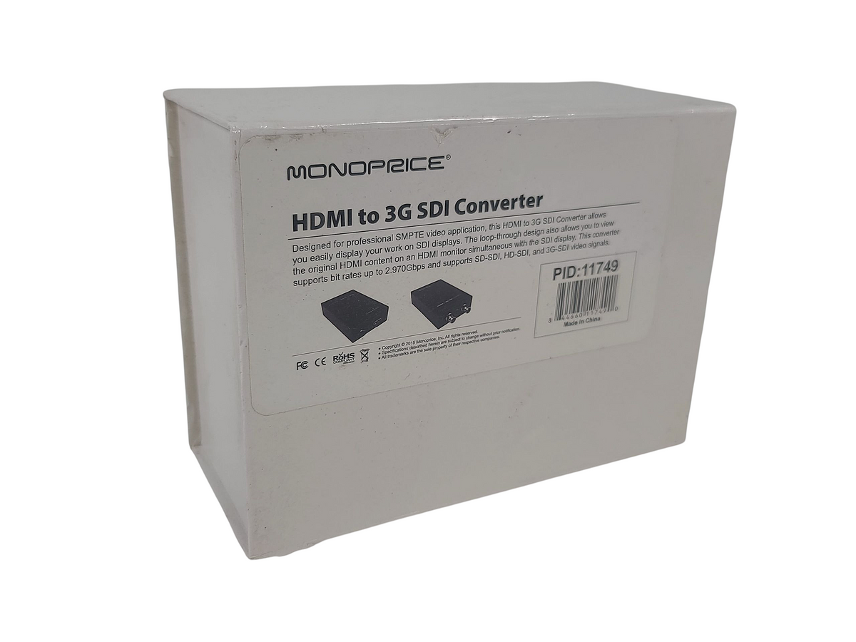 (2) Monoprice 11749 HDMI to 3G SDI Converters