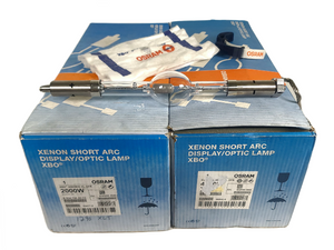 (2) Xenon XBO Short Arc Display/Optic Lamps
