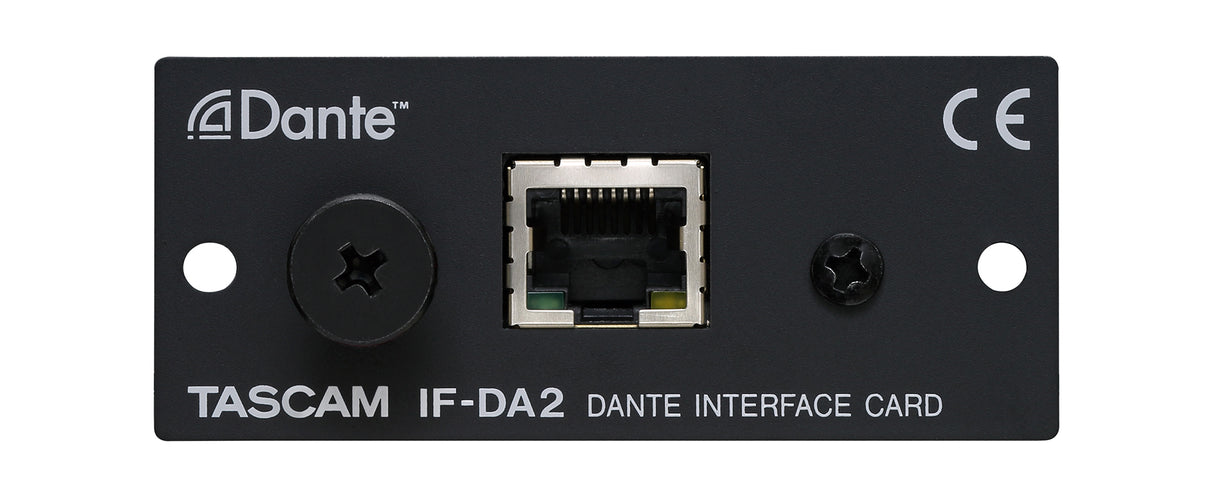 TASCAM IF-DA2 2-In / 2-Out Dante Interface Card for SS-R250N and SS-CDR250N Audio Recorders