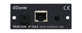 TASCAM IF-DA2 2-In / 2-Out Dante Interface Card for SS-R250N and SS-CDR250N Audio Recorders