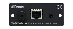 TASCAM IF-DA2 2-In / 2-Out Dante Interface Card for SS-R250N and SS-CDR250N Audio Recorders