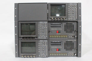 (3) Tektronix 1740A in Racking Console/(2) Grass Valley Group TEN X TM