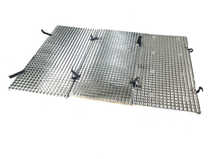 (3) Kino Flo 90 & (3) Kino Flo 400 Degree Louver w/ Metal Plate