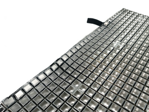 (3) Kino Flo 90 & (3) Kino Flo 400 Degree Louver w/ Metal Plate