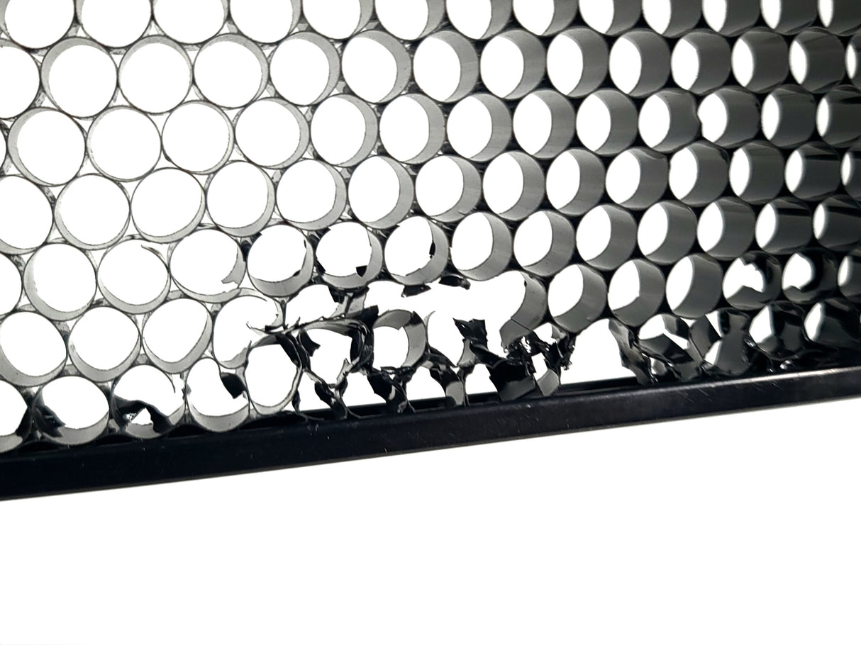 (3) Kino Flo 90 & (3) Kino Flo 400 Degree Louver w/ Metal Plate