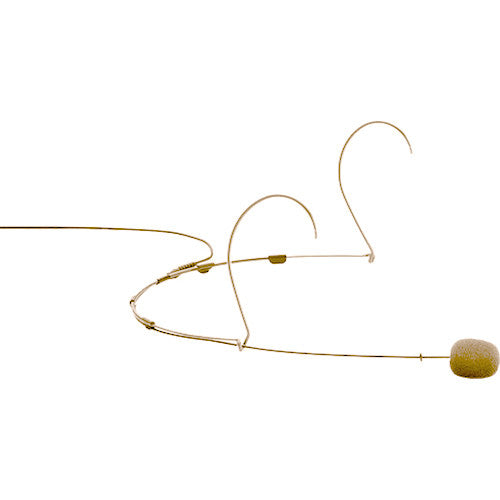 DPA 4088 Directional Headset Microphone, Beige TA4F Connector (Shure), Right-Side Boom, Standard Size, 120 mm Boom Length w/ Case