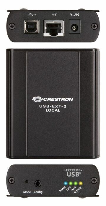 Crestron USB-EXT-2 USB over Category Cable Extender, Local and Remote