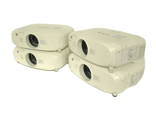 (4) Panasonic PT-EW640 5,800 Lumens WXGA 0.76