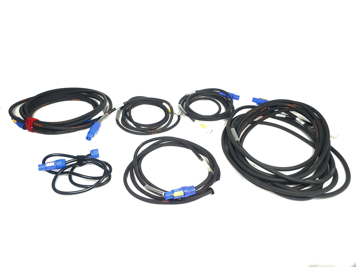 (5) Cameo CLPFLATPRO7 LED RGB Par Can Lights w/ Accessories in Wheeled Road Case