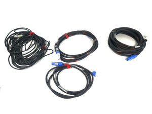 (5) Cameo CLPFLATPRO7 LED RGB Par Can Lights w/ Accessories in Wheeled Road Case