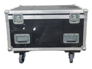 (5) Cameo CLPFLATPRO7 LED RGB Par Can Lights w/ Accessories in Wheeled Road Case