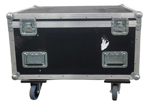 (5) Cameo CLPFLATPRO7 LED RGB Par Can Lights w/ Accessories in Wheeled Road Case