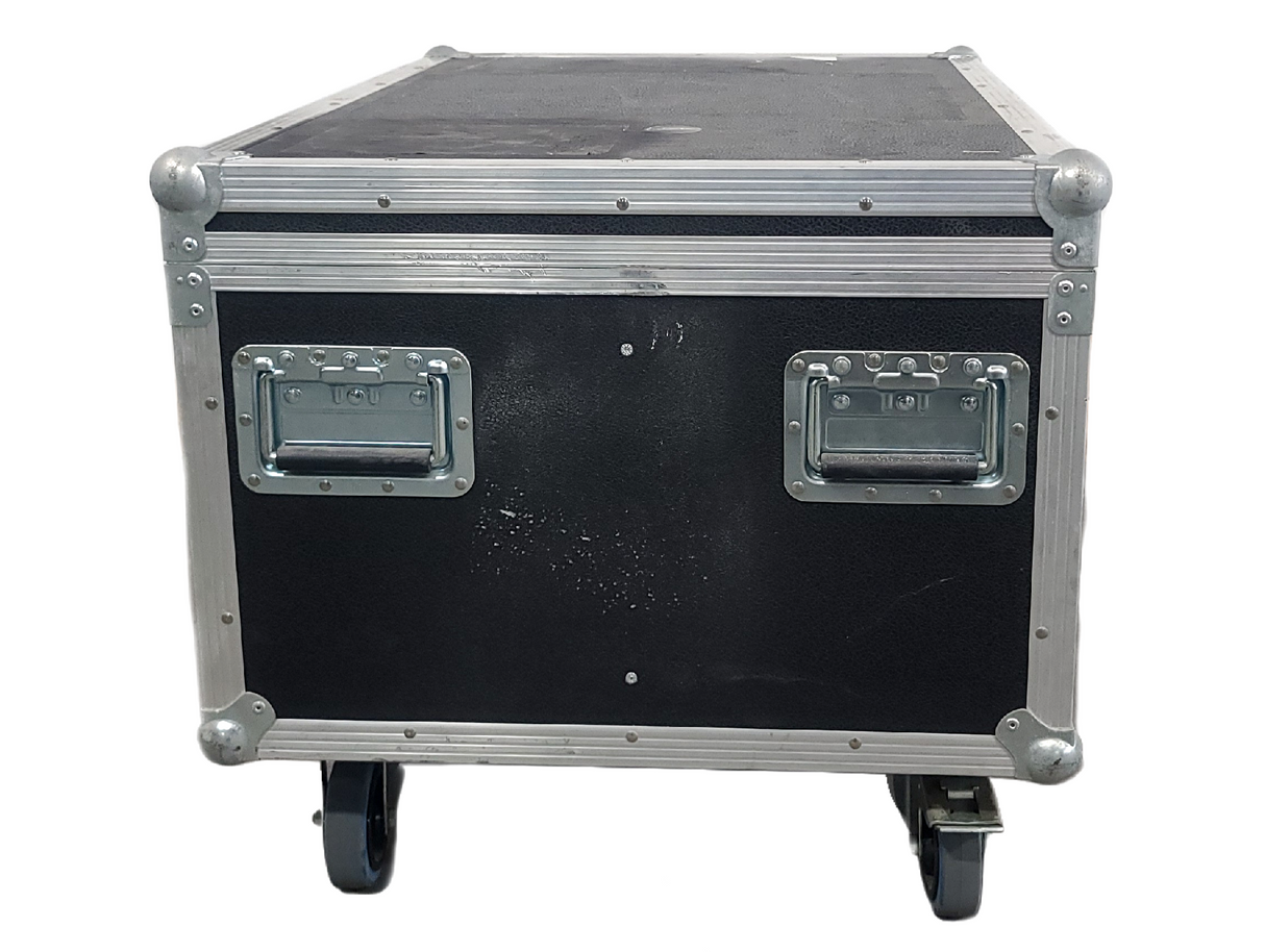 (5) Cameo CLPFLATPRO7 LED RGB Par Can Lights w/ Accessories in Wheeled Road Case