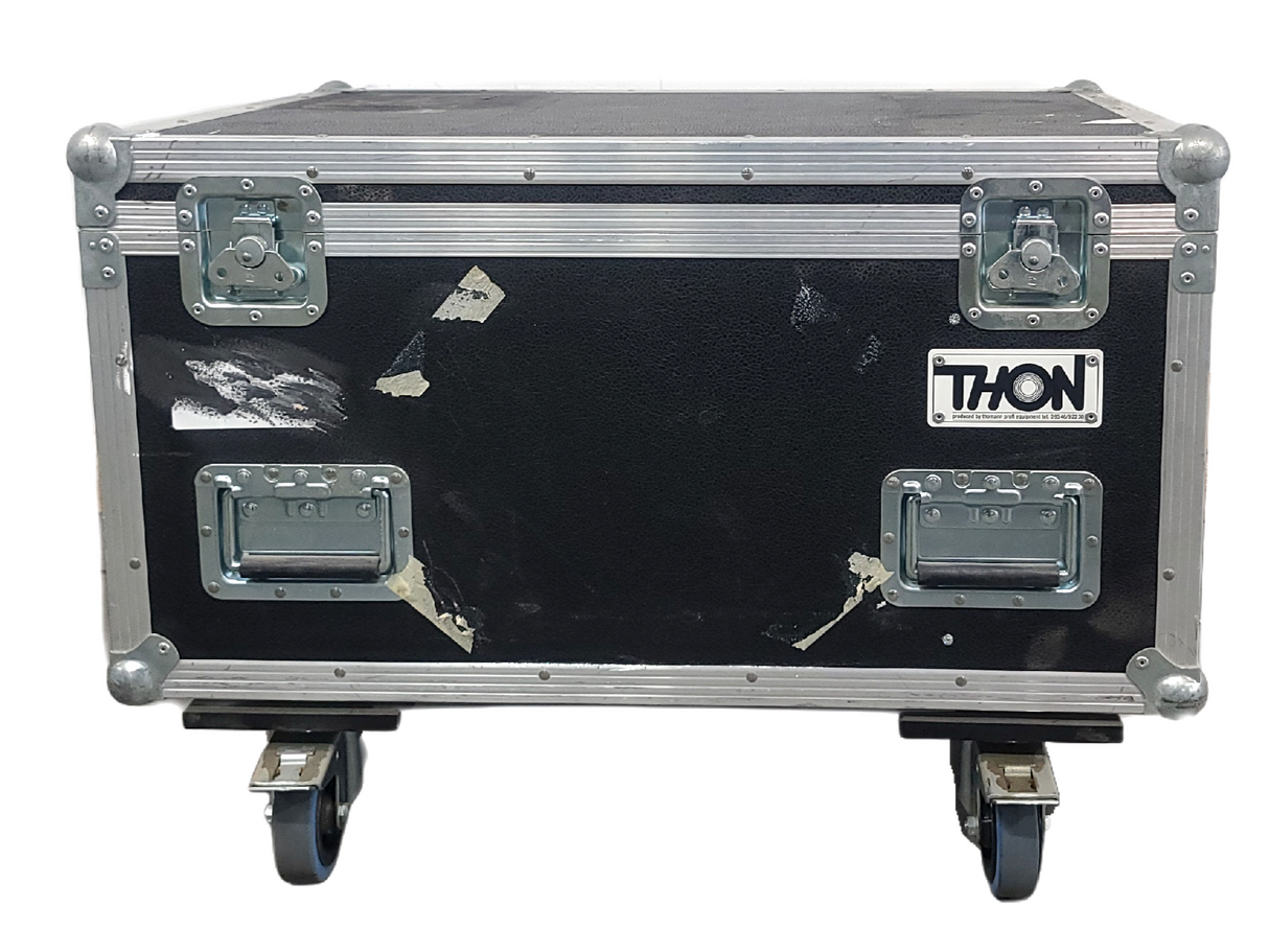 (5) Cameo CLPFLATPRO7 LED RGB Par Can Lights w/ Accessories in Wheeled Road Case