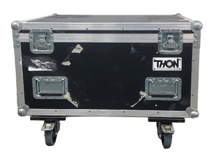 (5) Cameo CLPFLATPRO7 LED RGB Par Can Lights w/ Accessories in Wheeled Road Case