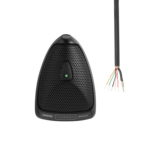 Shure MX392BES Microflex Boundary Microphone with Bottom Exit