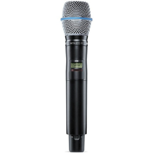 Shure AD2/B87C - Handheld Wireless Microphone Transmitter (G57 Band: 470-608 MHz)