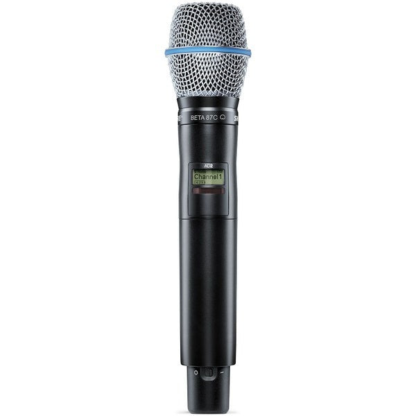Shure AD2/B87C - Handheld Wireless Microphone Transmitter (K54 Band: 606-663 MHz)