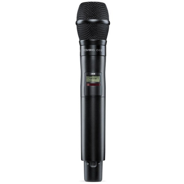 Shure AD2/KSM9HS - Handheld Wireless Microphone Transmitter in Black Finish (G57 Band: 470-608 MHz)
