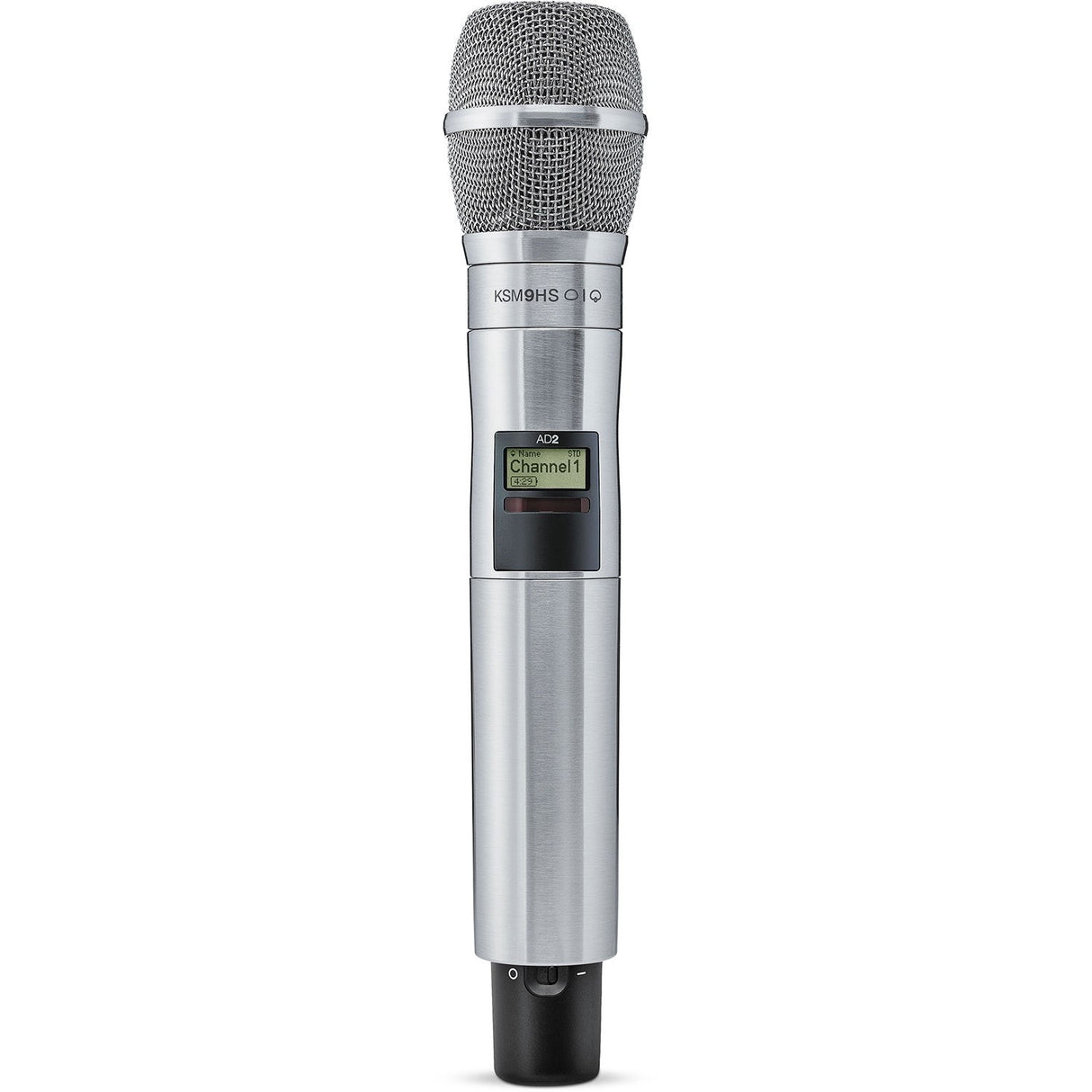 Shure AD2/KSM9HS - Handheld Wireless Microphone Transmitter in Nickel Finish (X55 Band: 941-960 MHz)