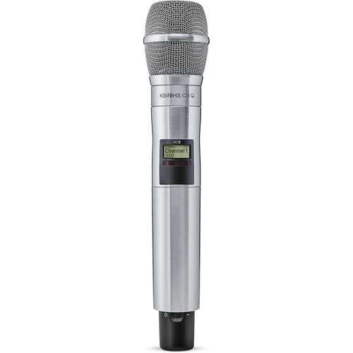 Shure AD2/KSM9HS - Handheld Wireless Microphone Transmitter in Nickel Finish (X55 Band: 941-960 MHz)